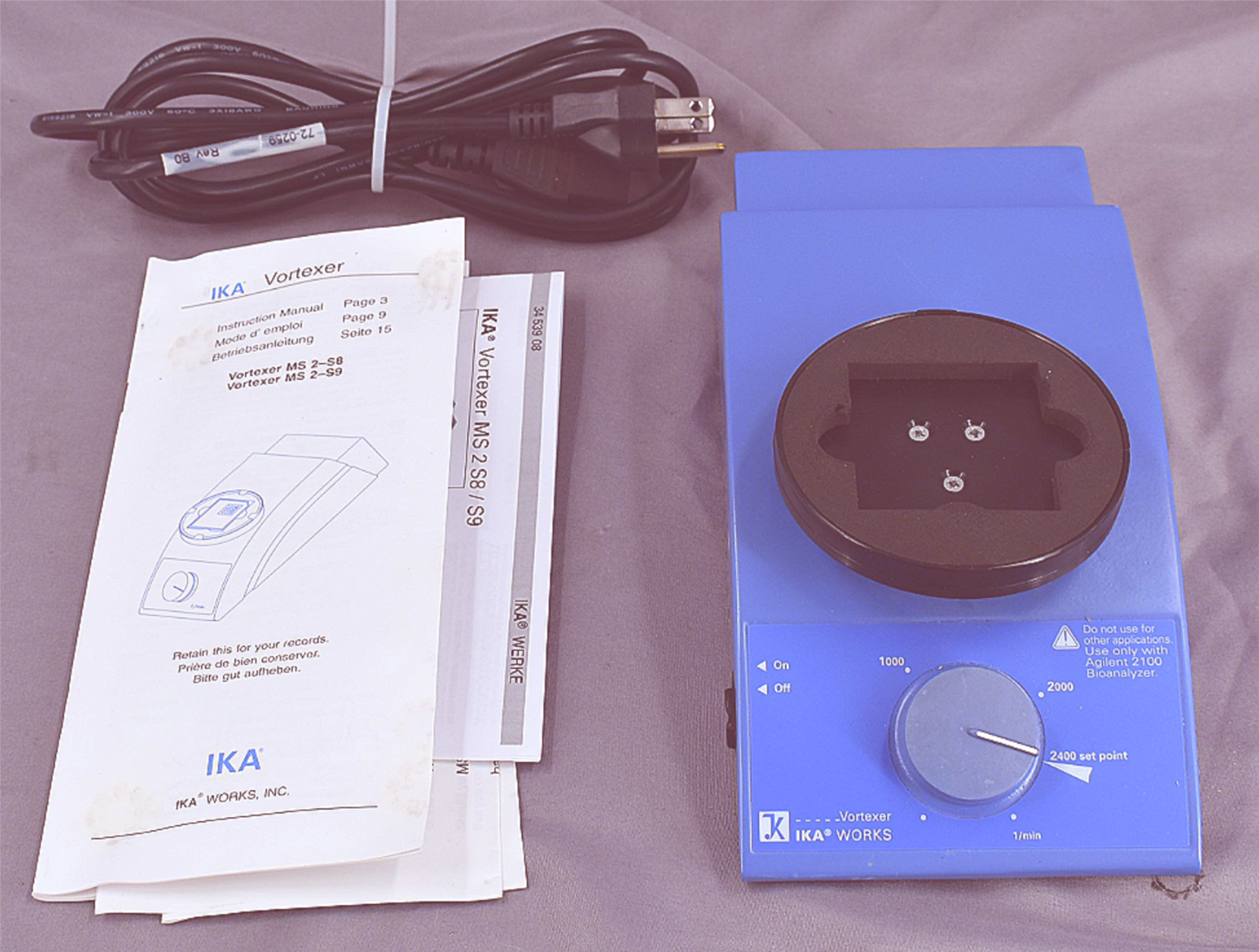 BRAND NEW IN BOX IKA MS2 S9 VORTEX MIXER SHAKER 2500 RPM 90DAYWARRANTY