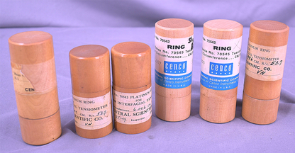 CENCO DU NOUY INTERFACIAL TENSIOMETER CASE ORIGINAL MANUAL & ManyExtras FREESHIP