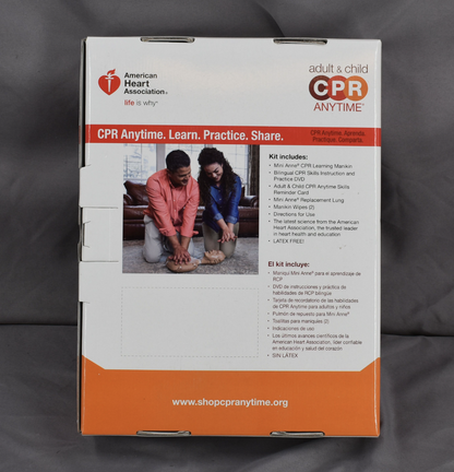Laerdal Adult & Child CPR Anytime Mini Kit CP 90DAYWARRANTY WATCH VIDEO FREESHIP