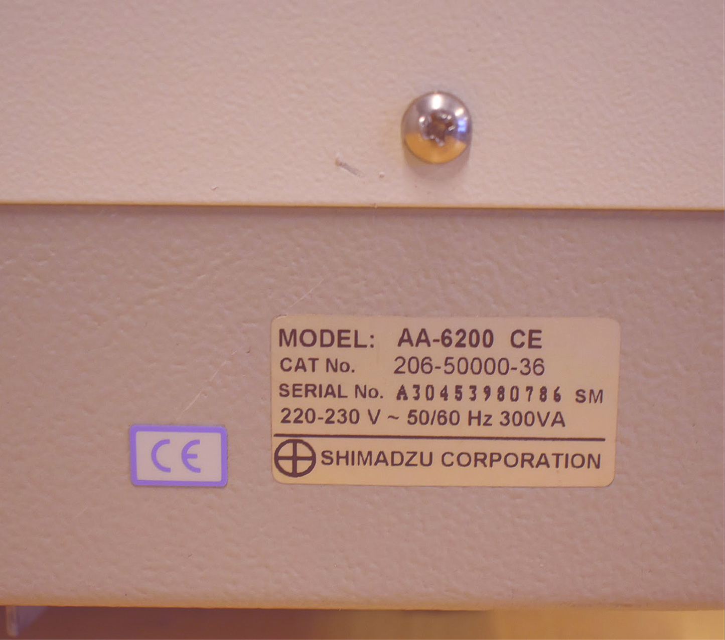 SHIMADZU DOUBLE BEAM AA-6200 ATOMIC ABSORPTION SPECTROPHOTOMETER 90 DAY WARRANTY