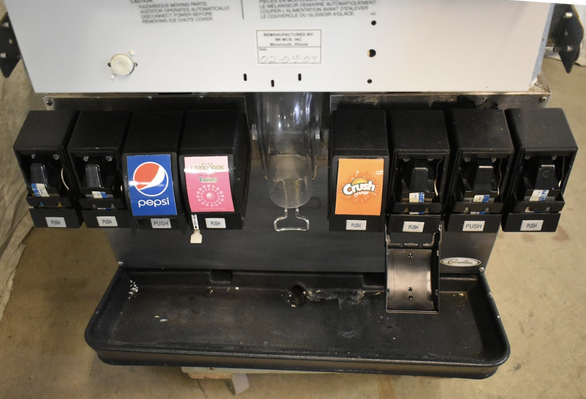 CORNELLIUS PFS7323 POP DISPENSING MCHINE WATCH VIDEO