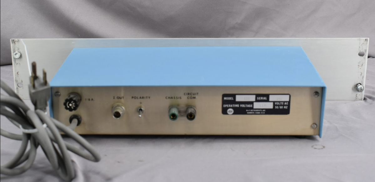 W-P Instruments 120 Window Discriminator WARRANTY