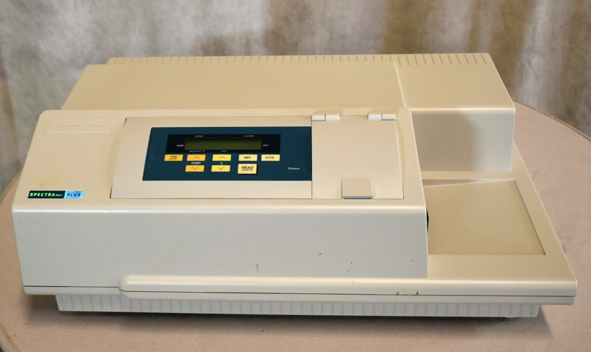 MOLECULAR DEVICES SPECTRAMAX 384 PLUS MICROPLATE READ 90DAYWARRANTY WATCH VIDEO