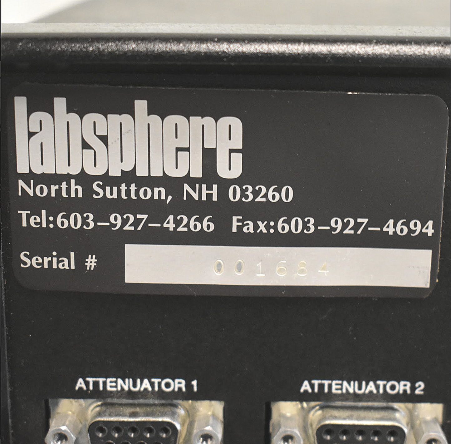 SET -Labsphere Uniform Source Sphere Integrating Sphere