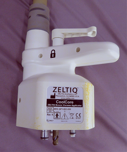 Zeltiq Cool Core Breeze Vacuum Applicator BRZ-API-063-000 CoolSculpting WARRANTY