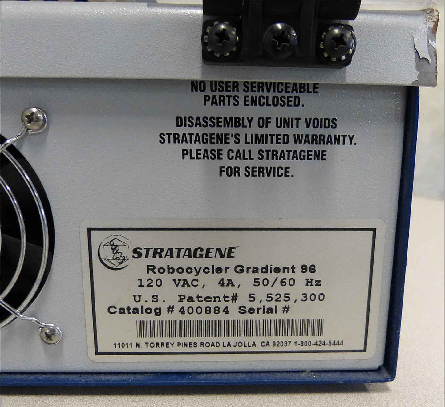 Stratagene Robocycler Gradient 96 PCR/Thermal Cycler 4x96 wells