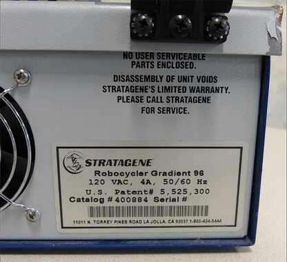 Stratagene Robocycler Gradient 96 PCR/Thermal Cycler 4x96 wells
