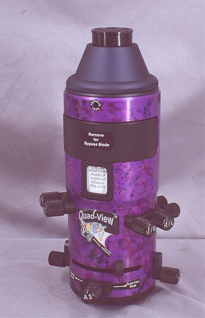 OPTICAL INSIGHTS QUAD-VIEW QV-FC CAMERA ATTACHMENT with ORIGINAL CASE FREE-SHIP