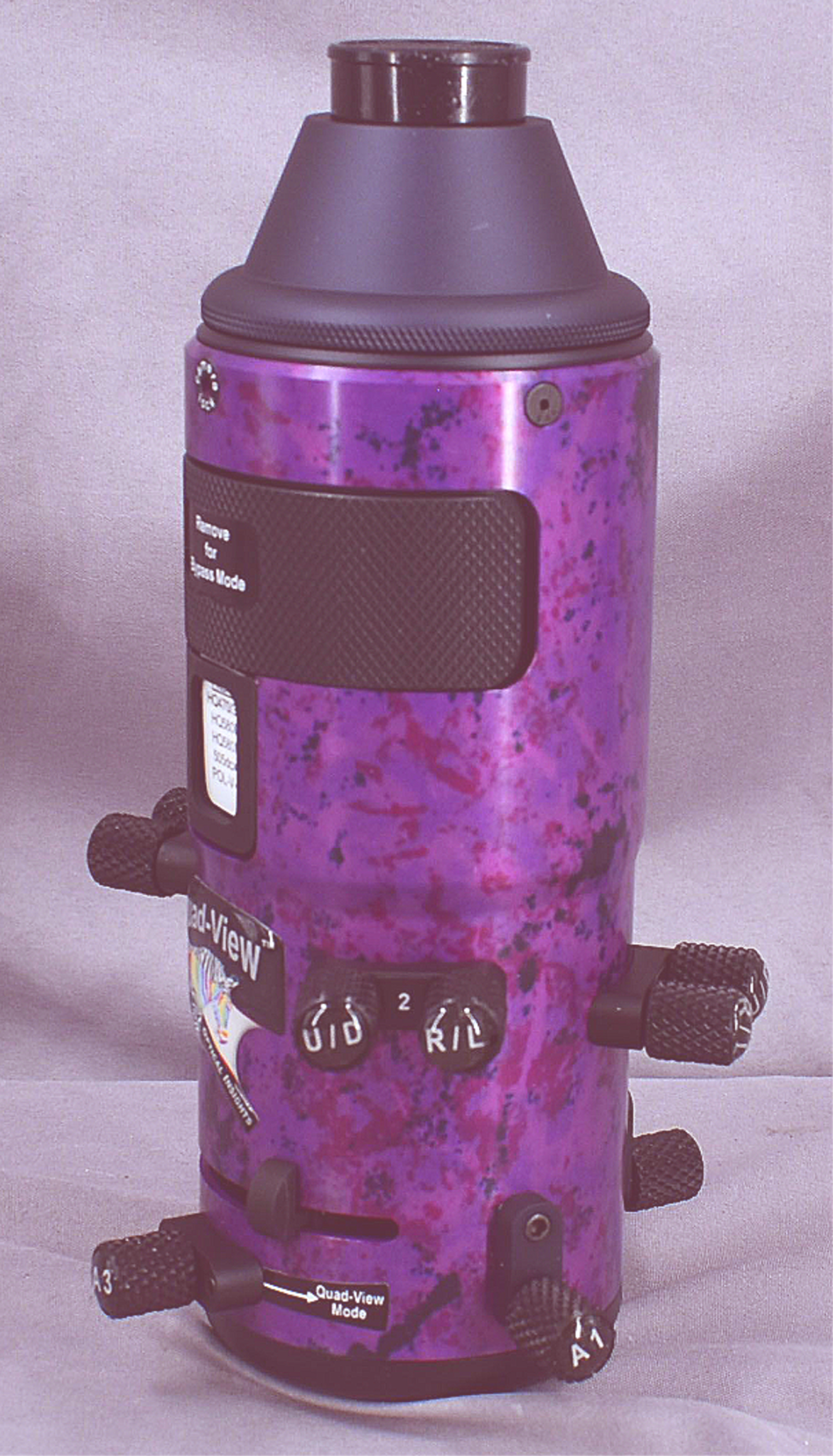 OPTICAL INSIGHTS QUAD-VIEW QV-FC CAMERA ATTACHMENT with ORIGINAL CASE FREE-SHIP