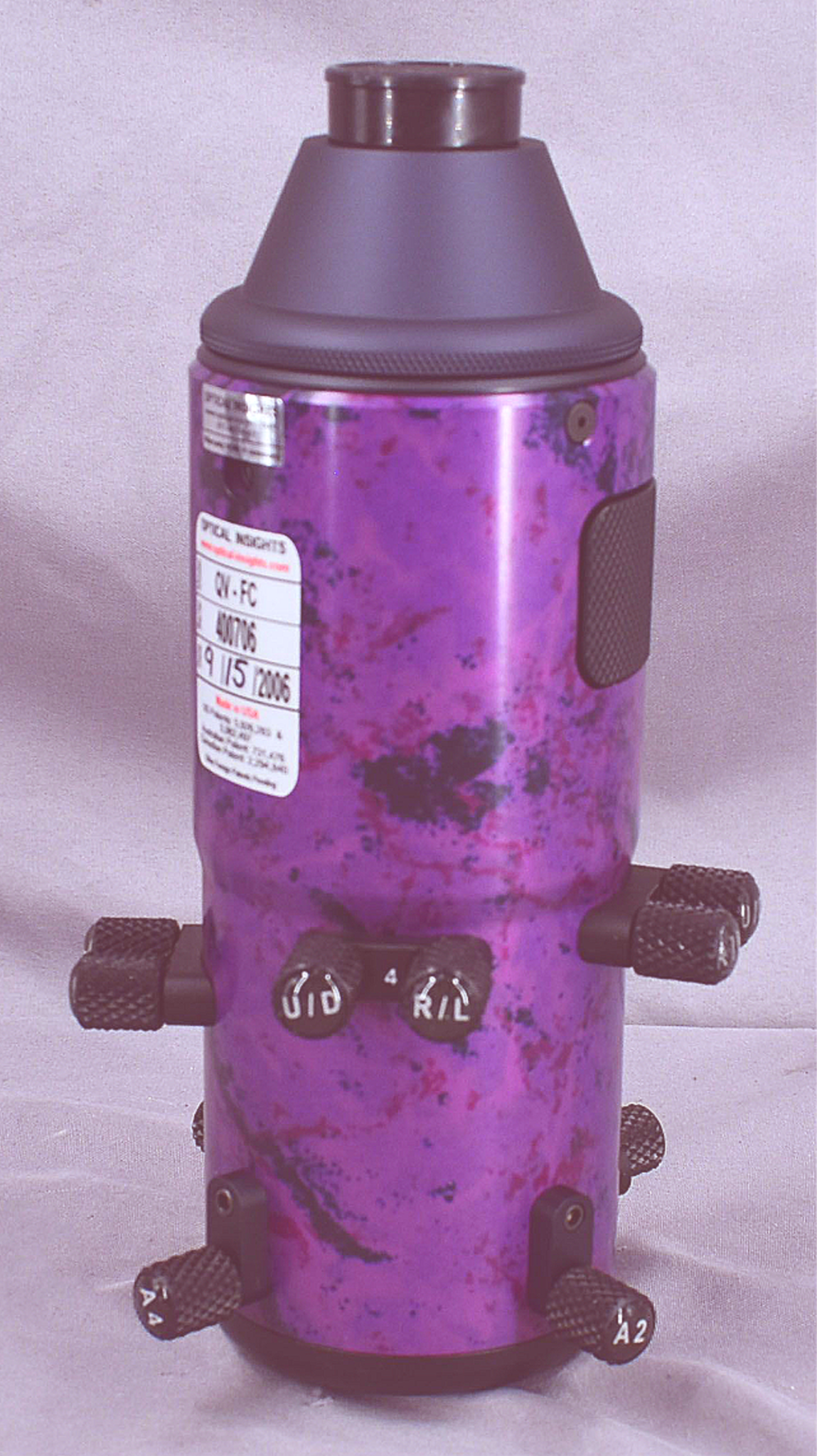 OPTICAL INSIGHTS QUAD-VIEW QV-FC CAMERA ATTACHMENT with ORIGINAL CASE FREE-SHIP