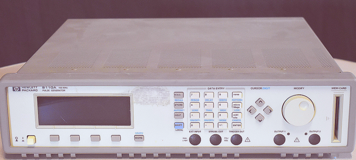 100% TESTED HEWLETT PACKARD 8110A PULSE GENERATOR 90-DAY-WARRANTY FREE SHIP