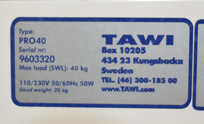 WARRANTY TAWI PRO48 88Lbs Portable Material LIFT BNEWBATTERY WATCHVIDEO FREESHIP