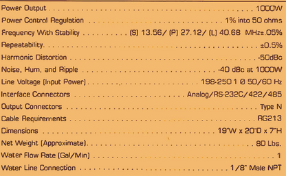 RFPP RF10S PLASMA ETCHING SPUTTERING SOURCE GENERATOR FREE SHIPPING