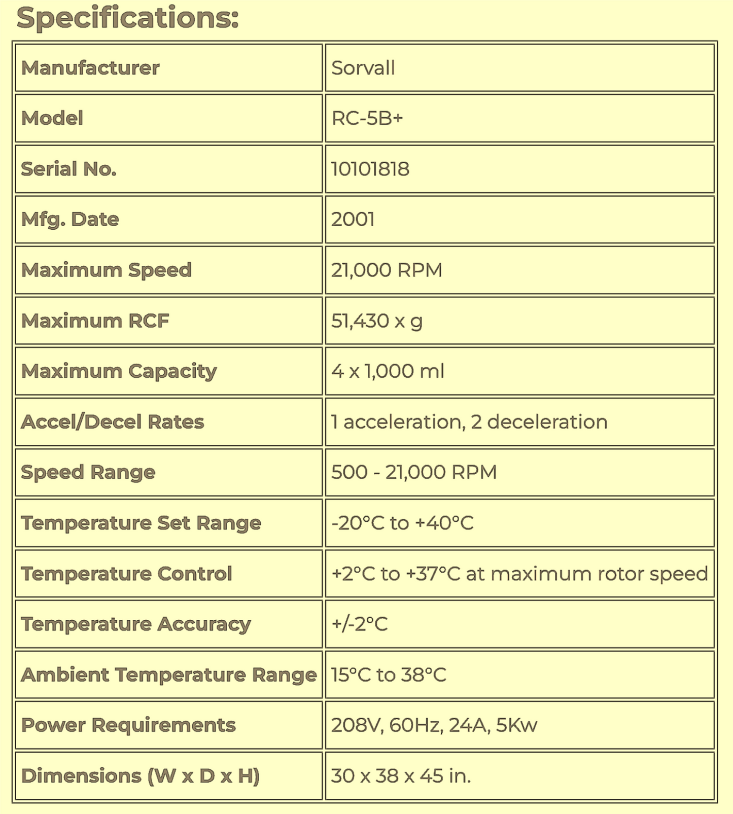 REFURBISHED SORVALL RC-5B PLUS FLOOR REFRIGERATED CENTRIFUGE NO-ROTOR WATCHVIDEO
