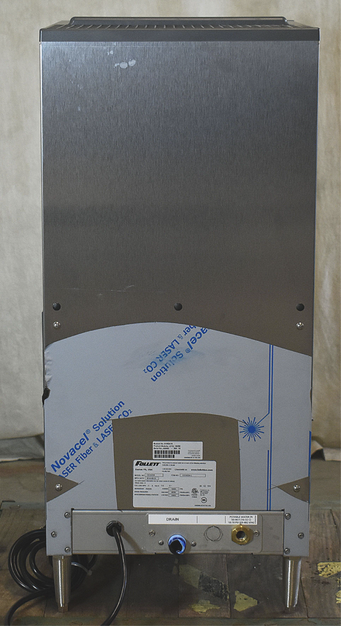 FOLLETT SYMPHONY PLUS 12CI425A CHEWBLET® COUNTERTOP 425lb/day ICE MAKER FREESHIP