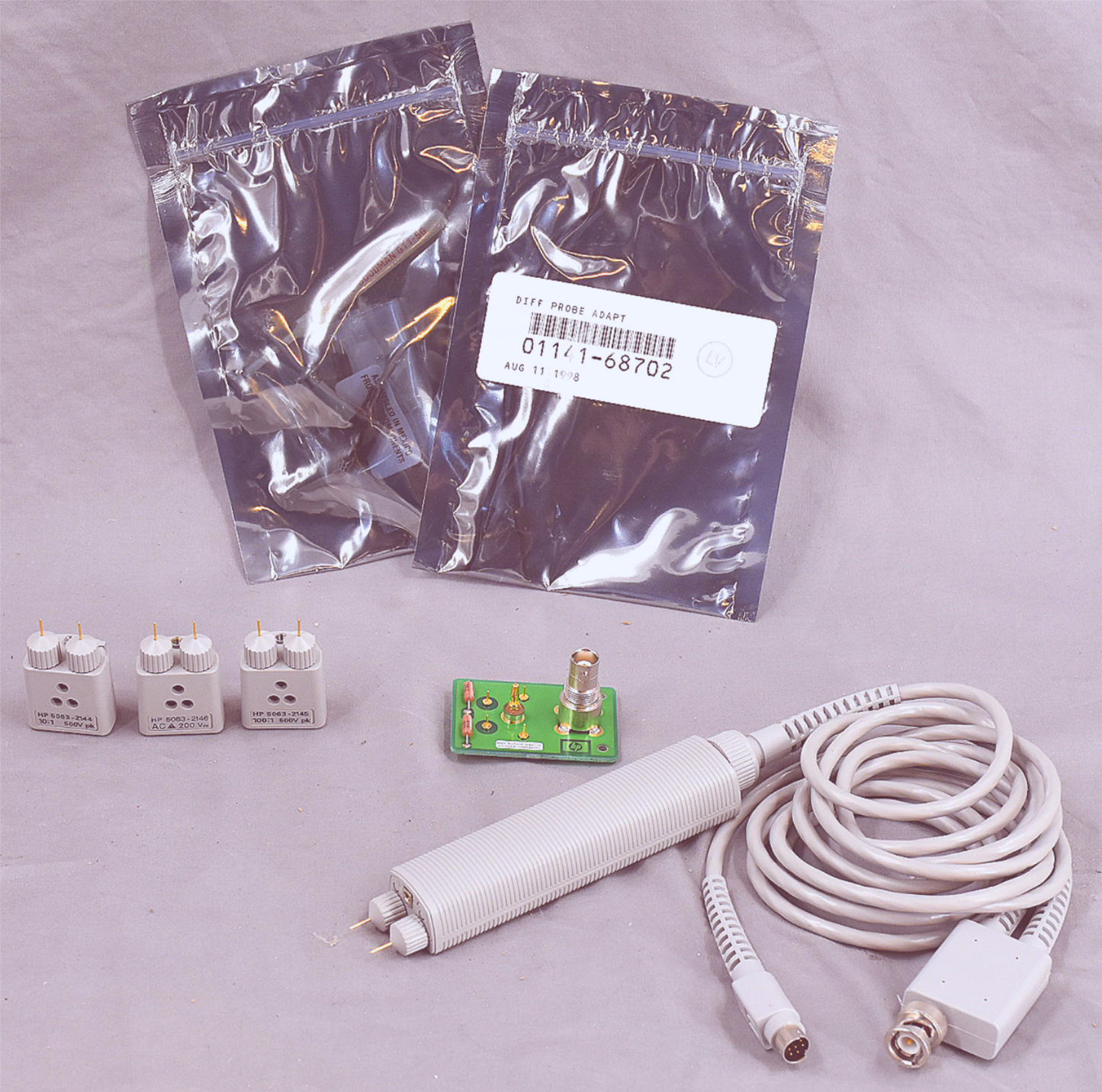 100%WARRANTY AGILENT HP KEYSIGHT 1141A DIFFERENTIAL PROBE & 1142A POWER SUPPLY