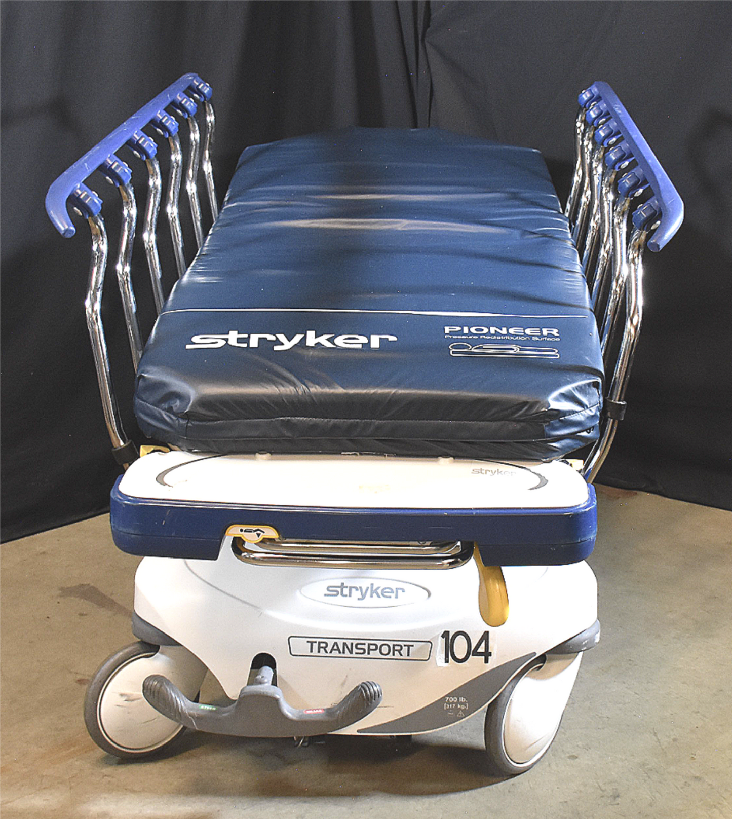 WARRANT STRYKER 1115 BIG WHEEL 700Lbs Capacity HOSPITAL MATTRESS GURNEY FREESHIP