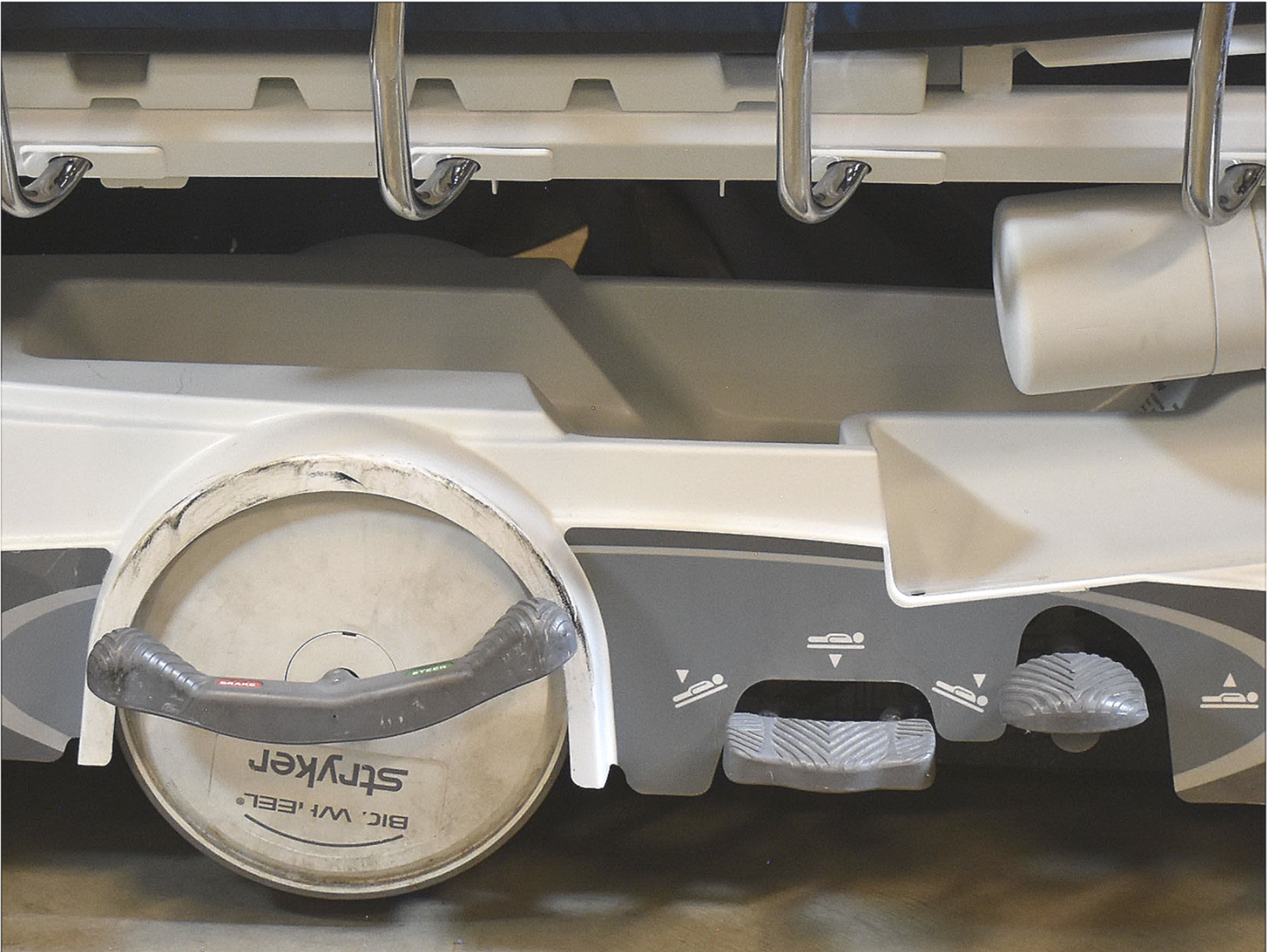 WARRANT STRYKER 1115 BIG WHEEL 700Lbs Capacity HOSPITAL MATTRESS GURNEY FREESHIP