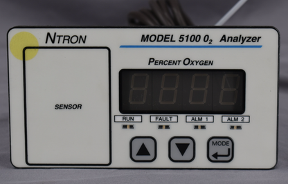 90-DAYWARRANTY NTRON 5100B-N1 0 to 100% OXYGEN GAS ANALYZER NEUTRONICS FREE SHIP