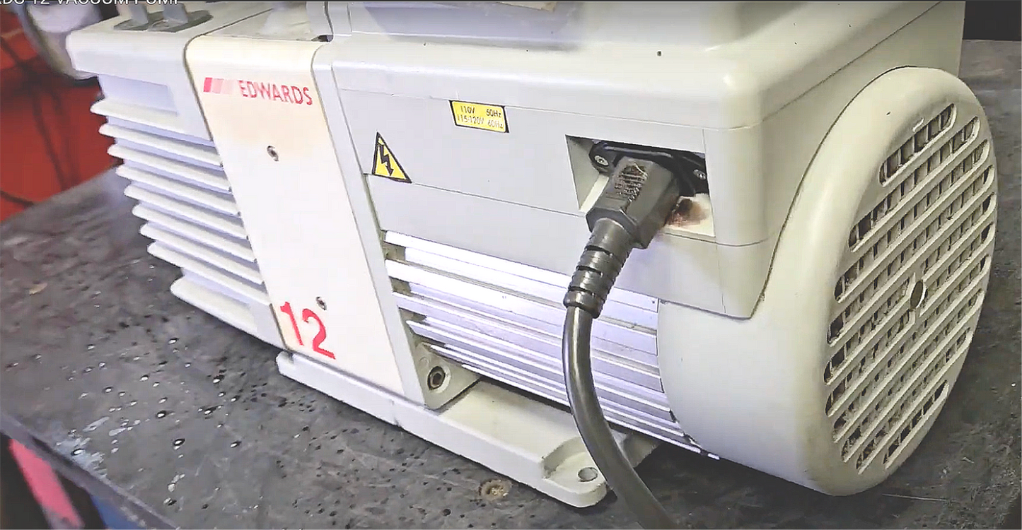 90-DAY-WARRANTY EDWARDS 12 RV 110Volts VACUUM PUMP NW25 MIST FILTER WATCH VIDEO