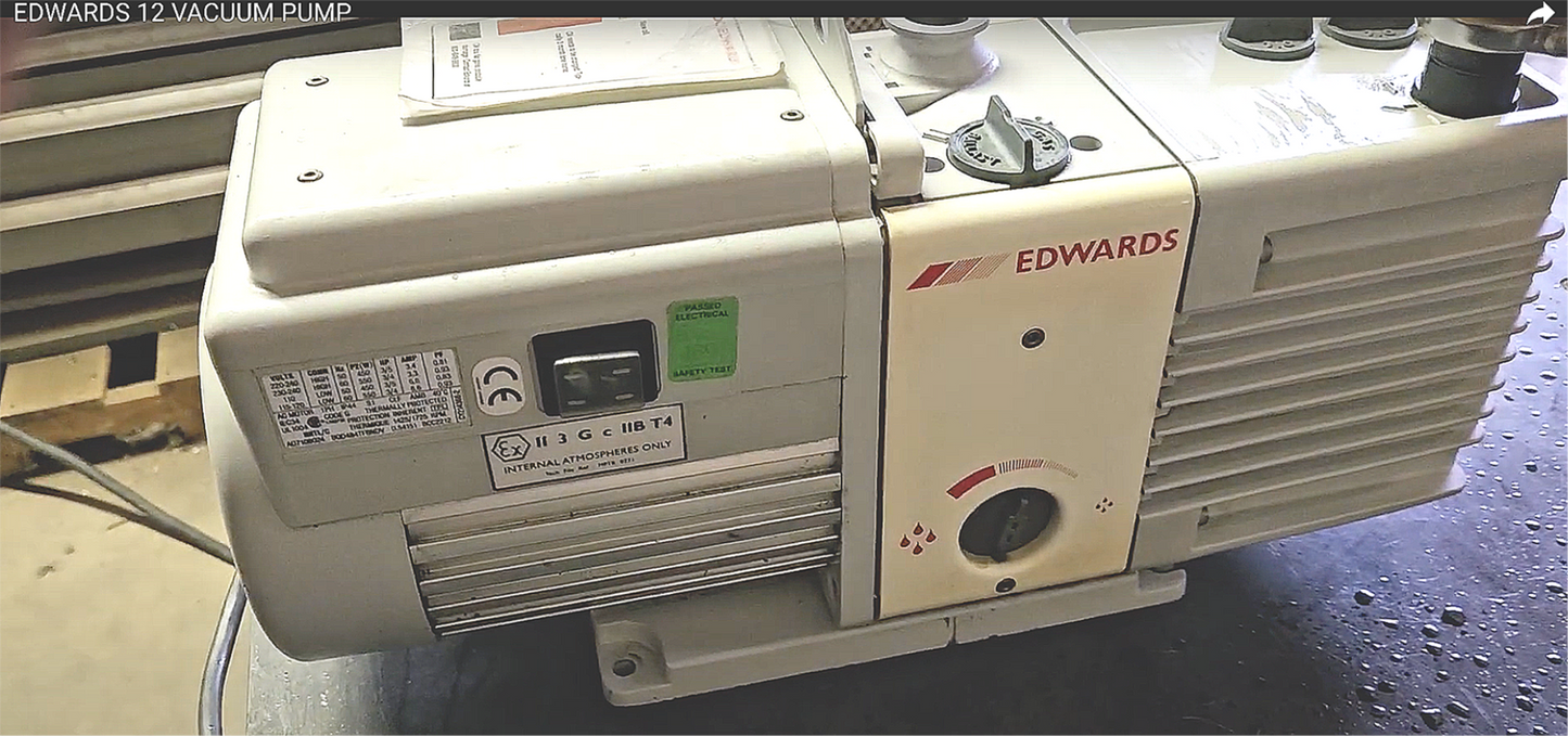90-DAY-WARRANTY EDWARDS 12 RV 110Volts VACUUM PUMP NW25 MIST FILTER WATCH VIDEO