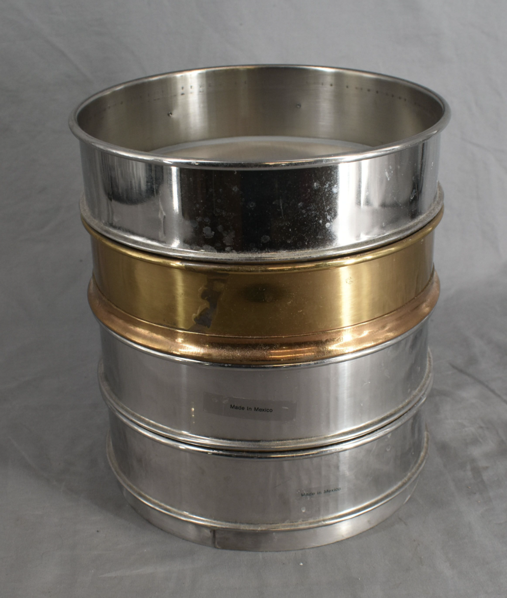 90DAYWARRANTY Four 8" inch metal lab sieves 170, 180, 200, 270 mesh size