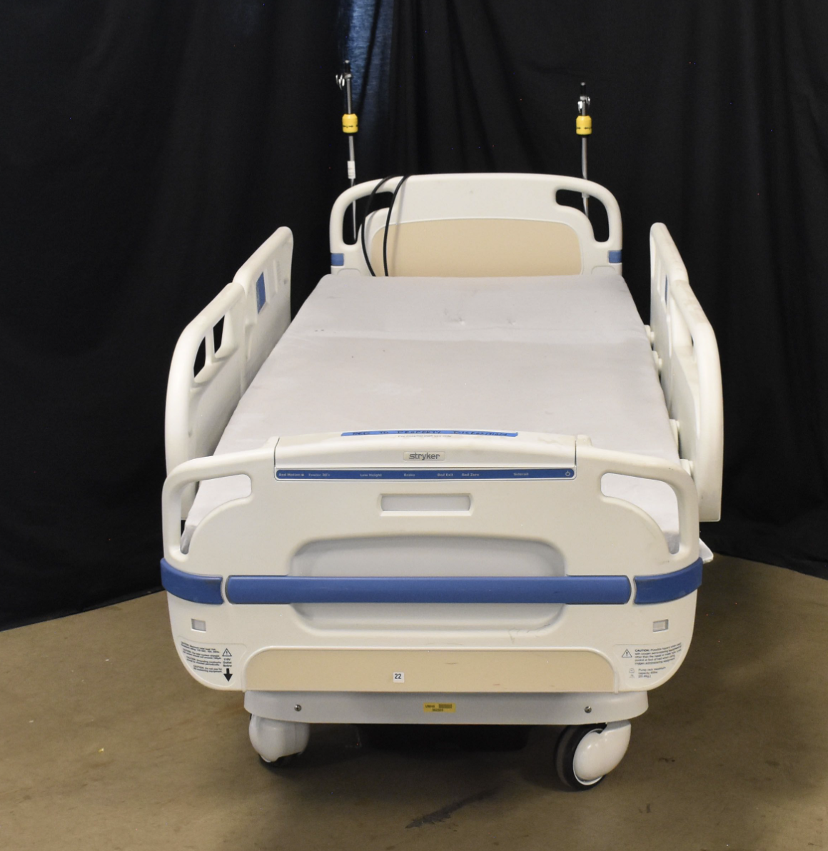 WARRANTY STRYKER S3® MEDICAL SURGICAL POWER BED GURNEY ADJUSTABLE with MATTRESS
