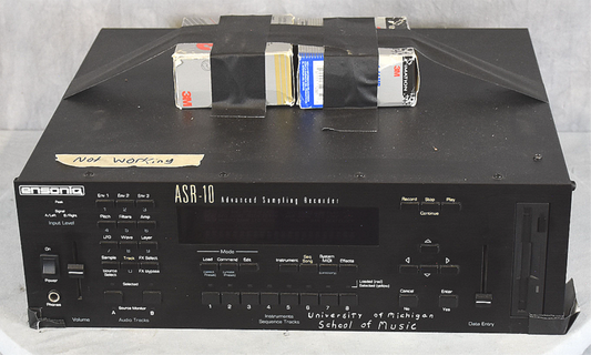 FOR PARTS VINTAGE ENSONIQ ASR-10 ADVANCED SAMPLING RECORDER RACK FREE SHIPPING