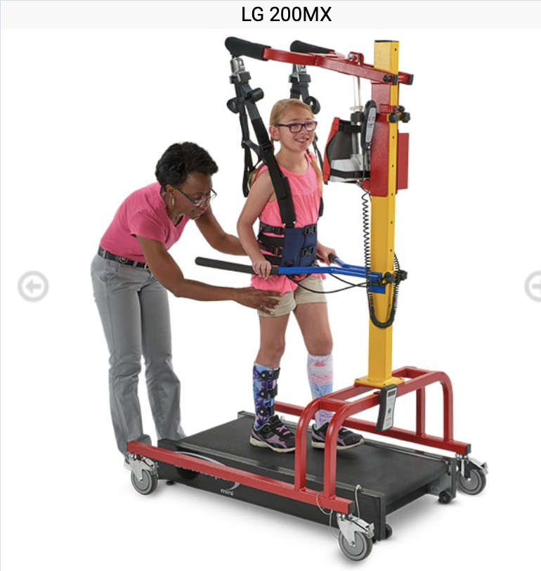 WARRANT LITE GAIT 200MX PEDIATRIC TREADMILL GAIT BALANCE POWERADJUSTABLE TRAINER