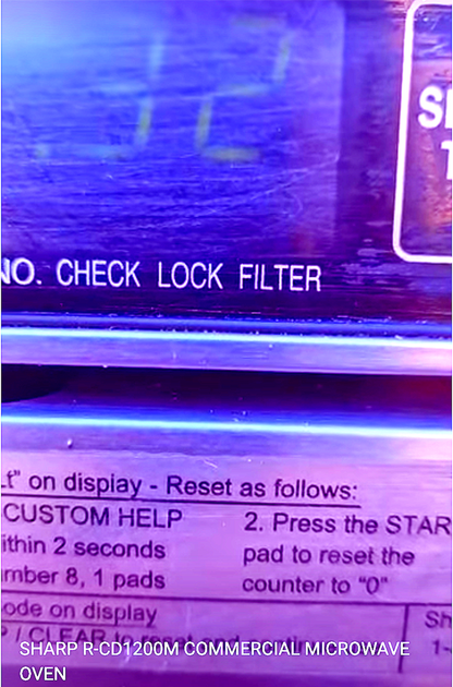 SHARP R-CD1200M COMMERCIAL MICROWAVE OVEN 1200WATTS 0.75 Cubic Feet FREE SHIP