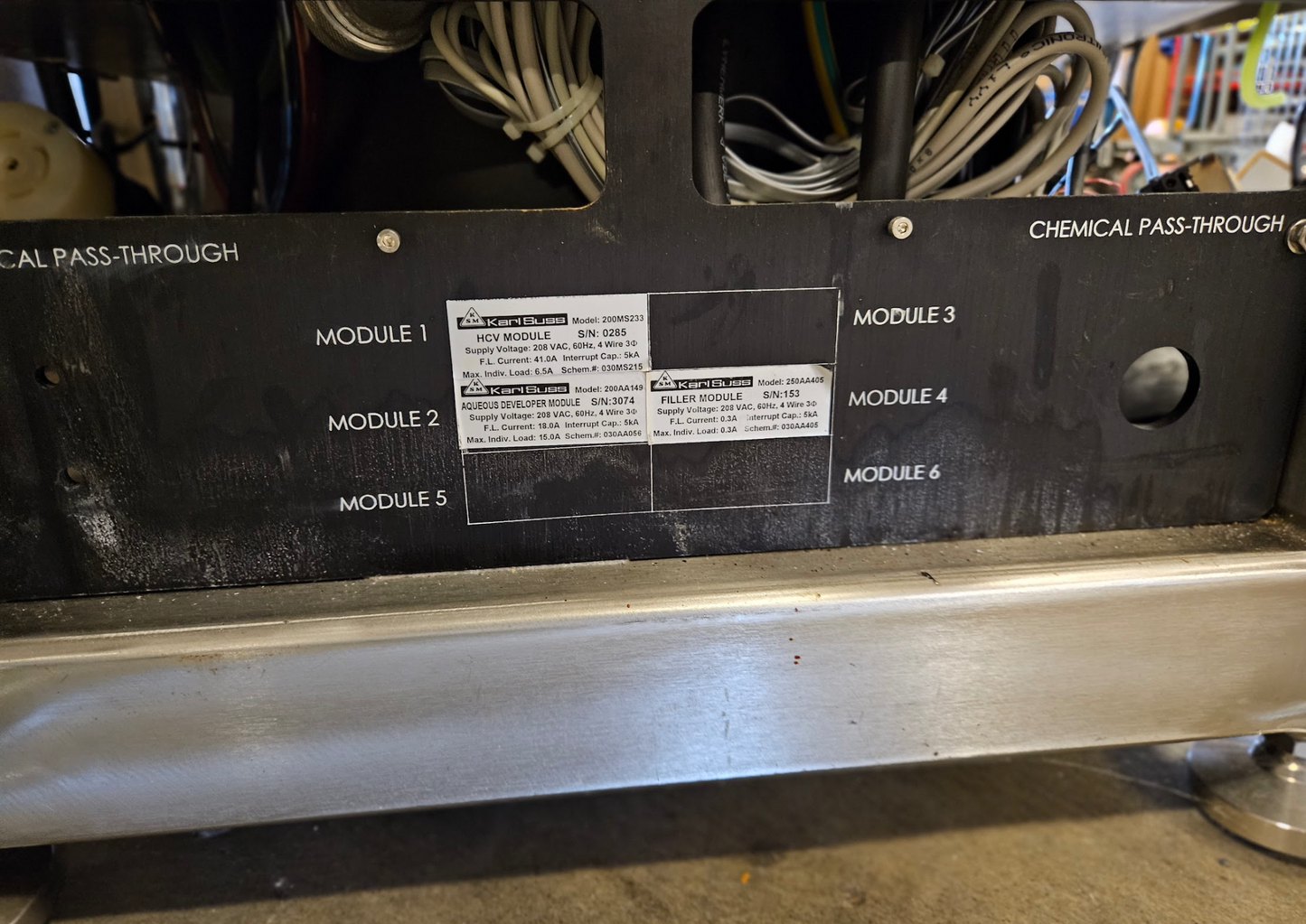 KARL SUSS GENMARK ACS 200 NANOFABRI CLUSTER RC-8 GYRSET GENCOBOT