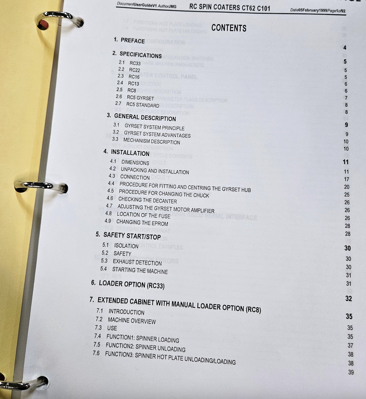 KARL SUSS GENMARK ACS 200 NANOFABRI CLUSTER RC-8 GYRSET GENCOBOT