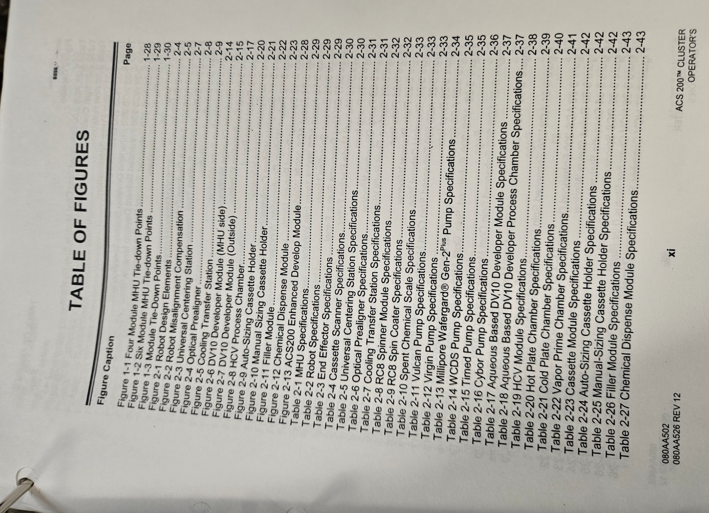 KARL SUSS GENMARK ACS 200 NANOFABRI CLUSTER RC-8 GYRSET GENCOBOT