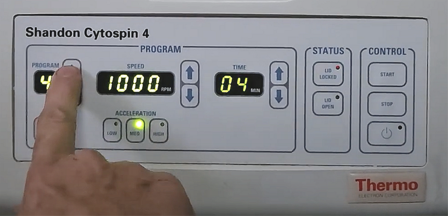 90-DAY-WARRANTY THERMO CYTOSPIN 4 CYTOCENTRIFUGE with ROTOR WATCH VIDEO FREESHIP