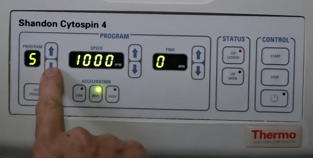 90-DAY-WARRANTY THERMO CYTOSPIN 4 CYTOCENTRIFUGE with ROTOR WATCH VIDEO FREESHIP