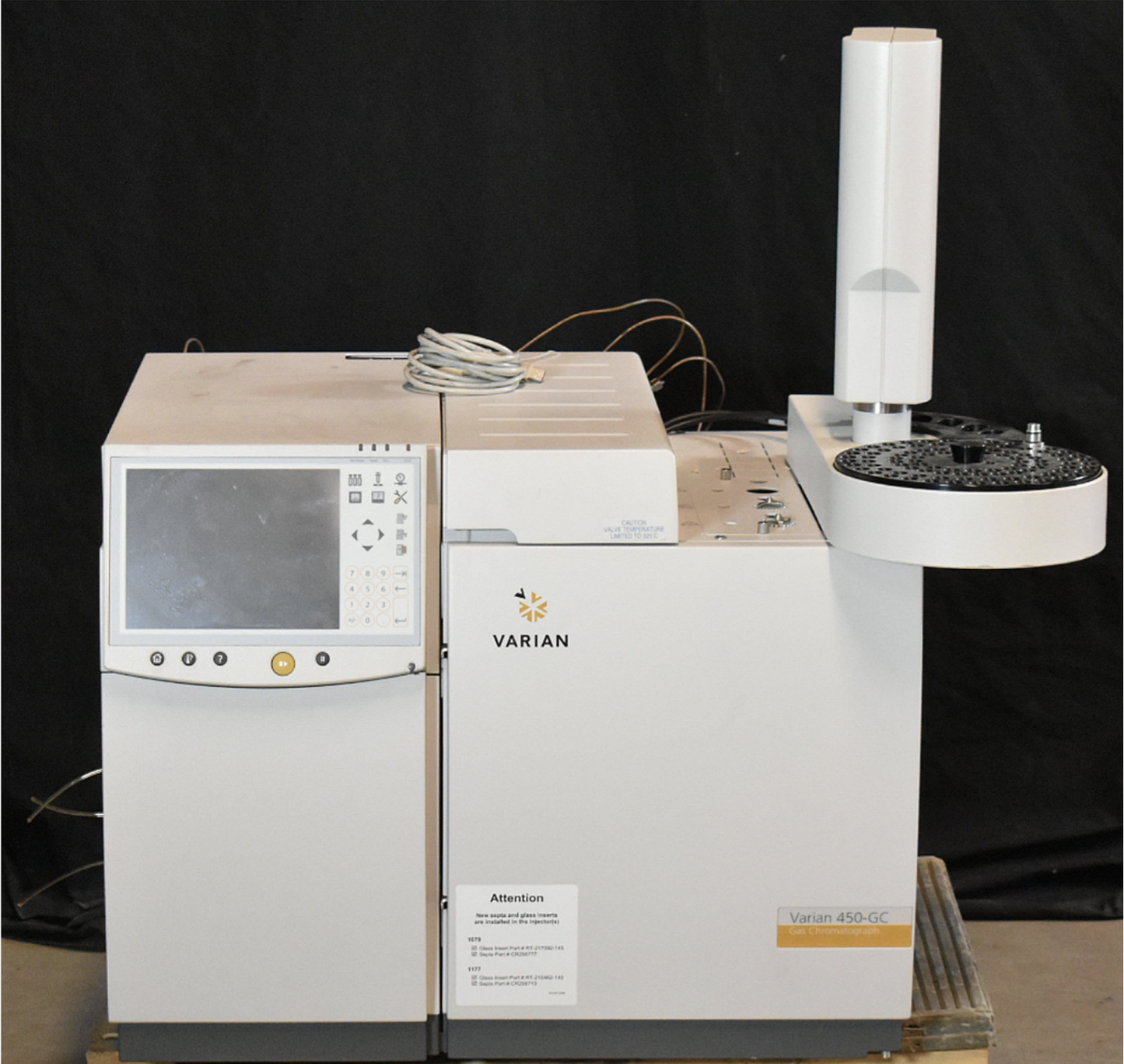 VARIAN 450-GC CHROMATOGRAPH MASS SPECTROMETER & ULVAC VACUUM PUMP WATCH VIDEO