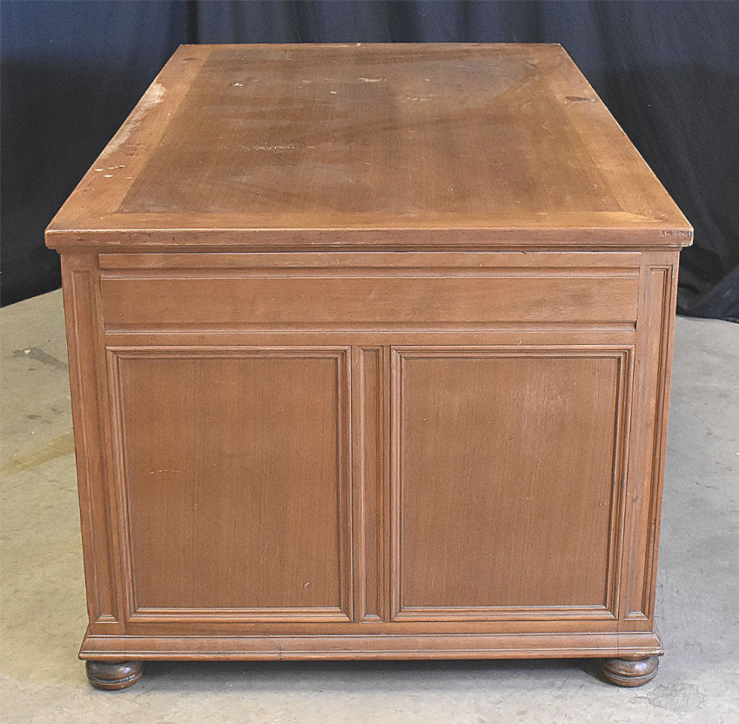 VINTAGE STOW DAVIS UofM LAW SCHOOL DESK 66"x 36"x 30" Inch 8 DRAWERS FREE SHIP