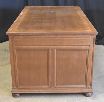 VINTAGE STOW DAVIS UofM LAW SCHOOL DESK 66"x 36"x 30" Inch 8 DRAWERS FREE SHIP