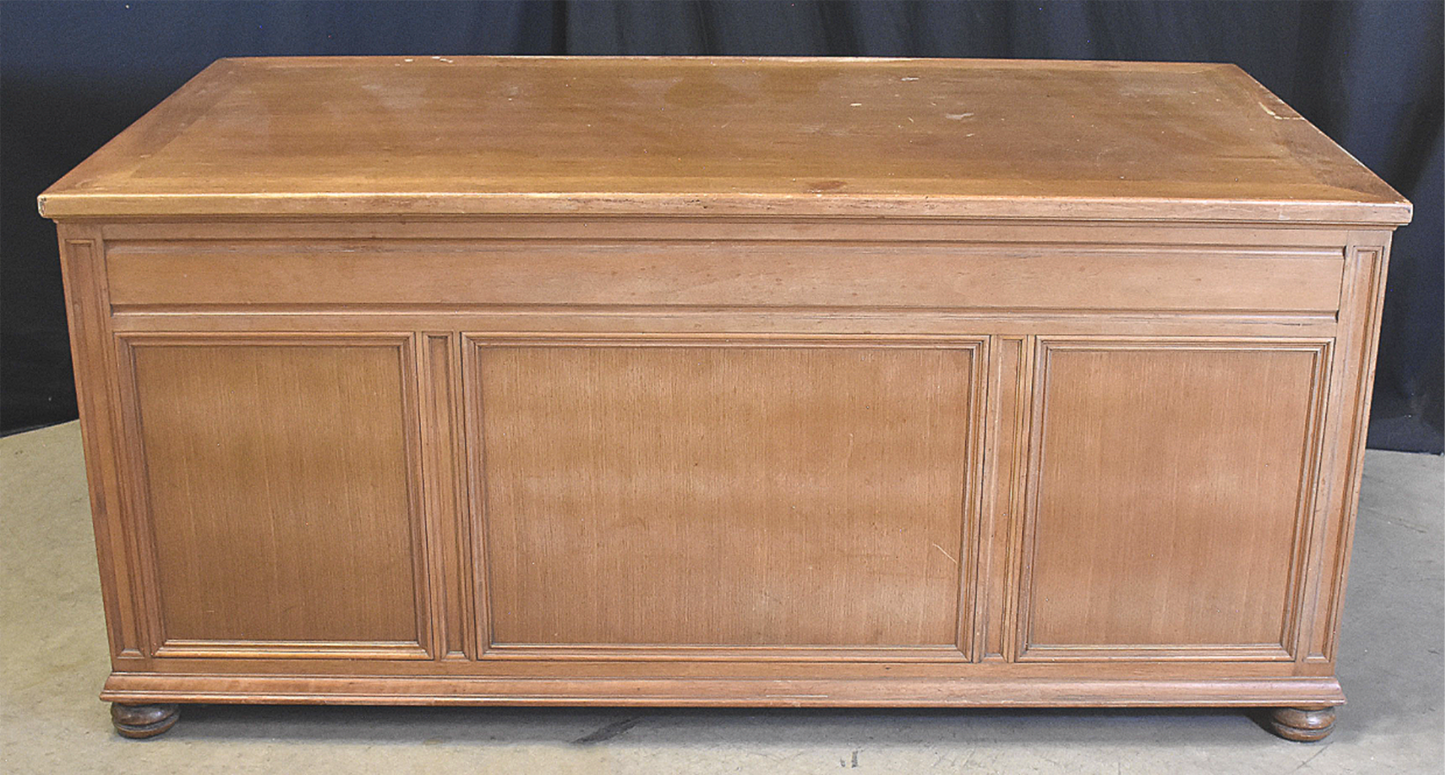 VINTAGE STOW DAVIS UofM LAW SCHOOL DESK 66"x 36"x 30" Inch 8 DRAWERS FREE SHIP