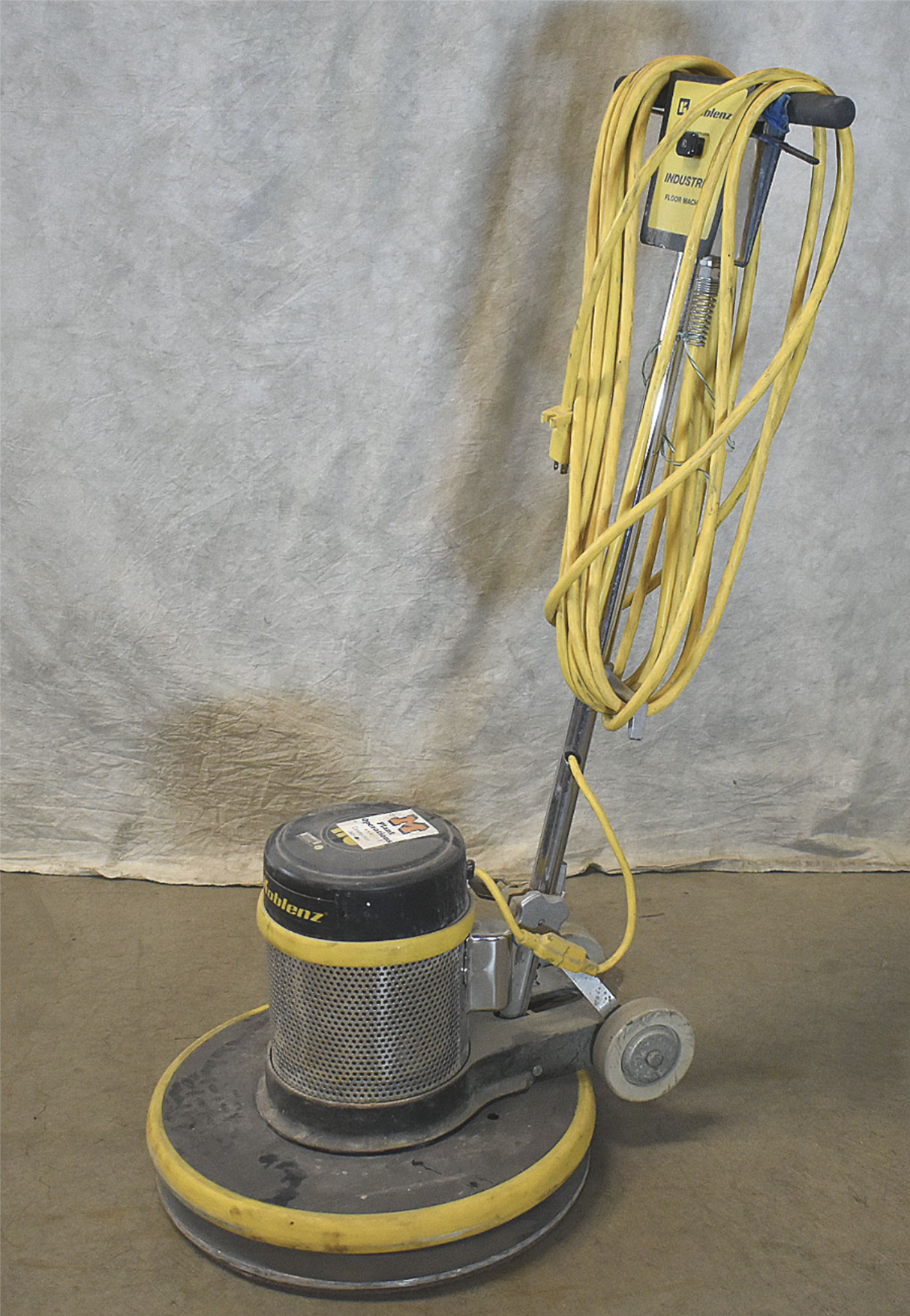 KOBLENZ TP-2015 N 20" ROUND FLOOR MACHINE 1.5 HP 175RPM 120V 50'CORD LOCALPICKUP