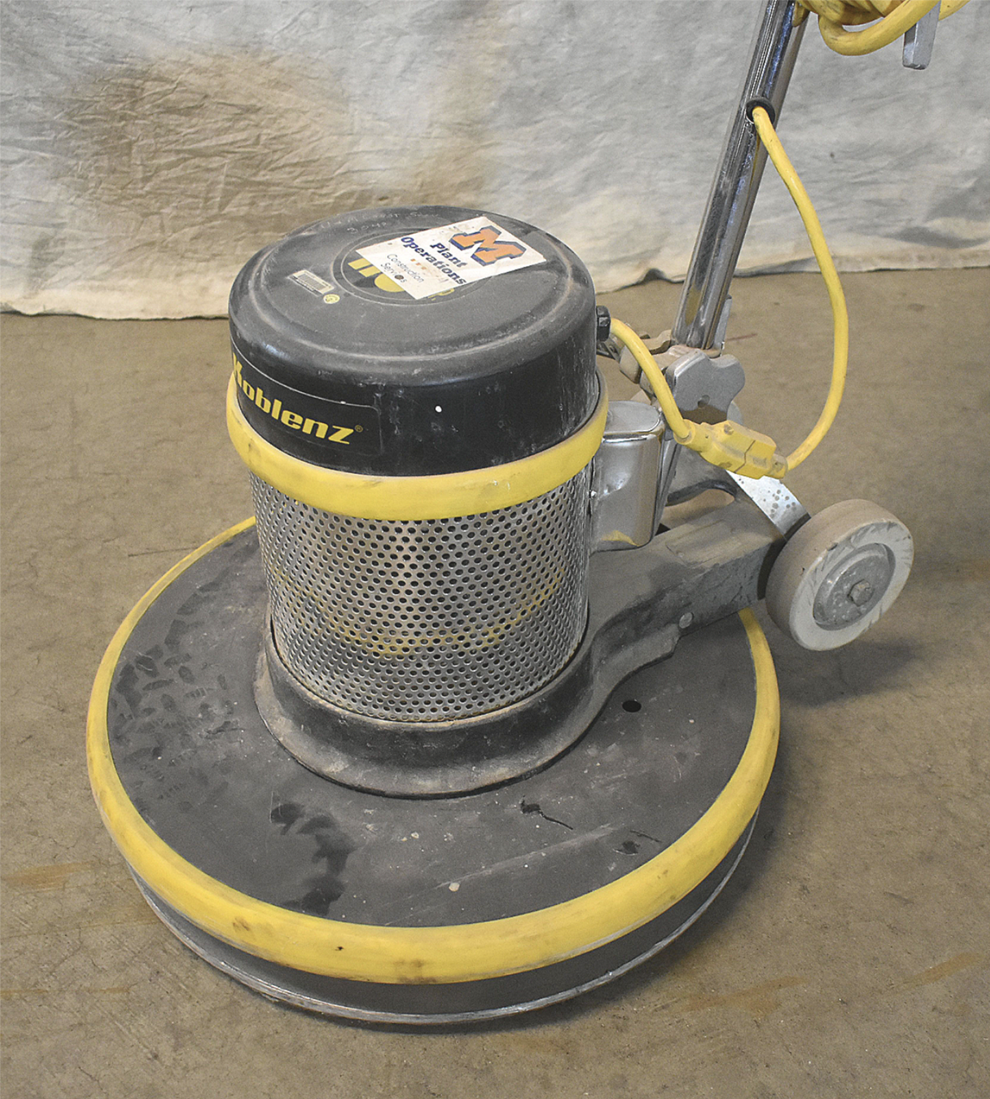 KOBLENZ TP-2015 N 20" ROUND FLOOR MACHINE 1.5 HP 175RPM 120V 50'CORD LOCALPICKUP