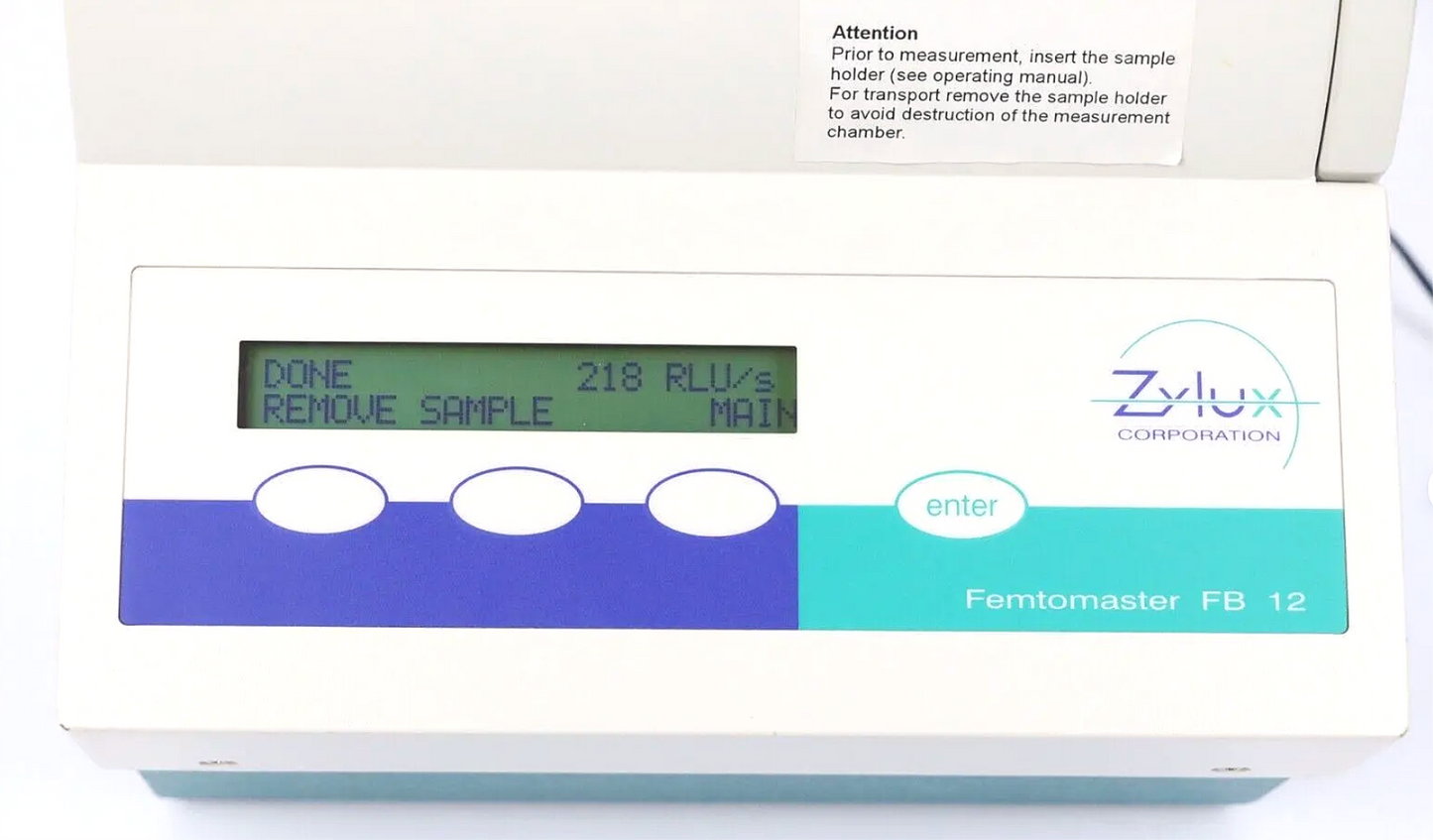 Berthold Detection Systems Femtomaster FB 12 Luminometer 90DAYWARRANTY FREE SHIP