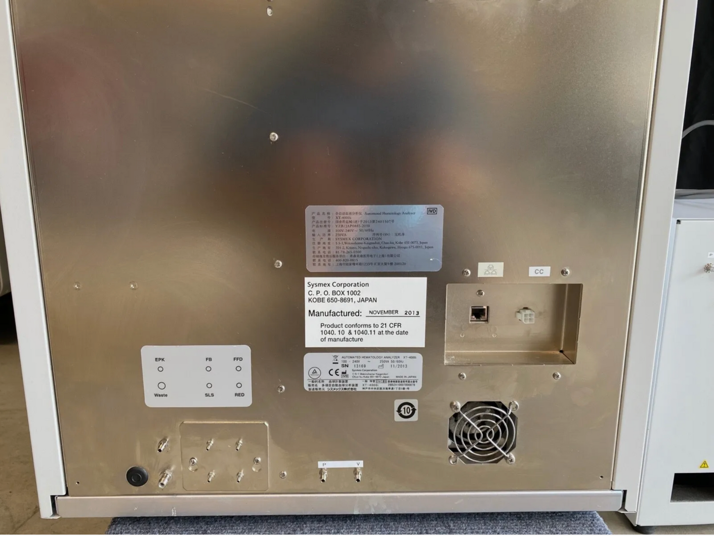 Sysmex XT-4000i Automated Hematology Analyzer XT Series 90DAYWARRANTY FREE SHIP