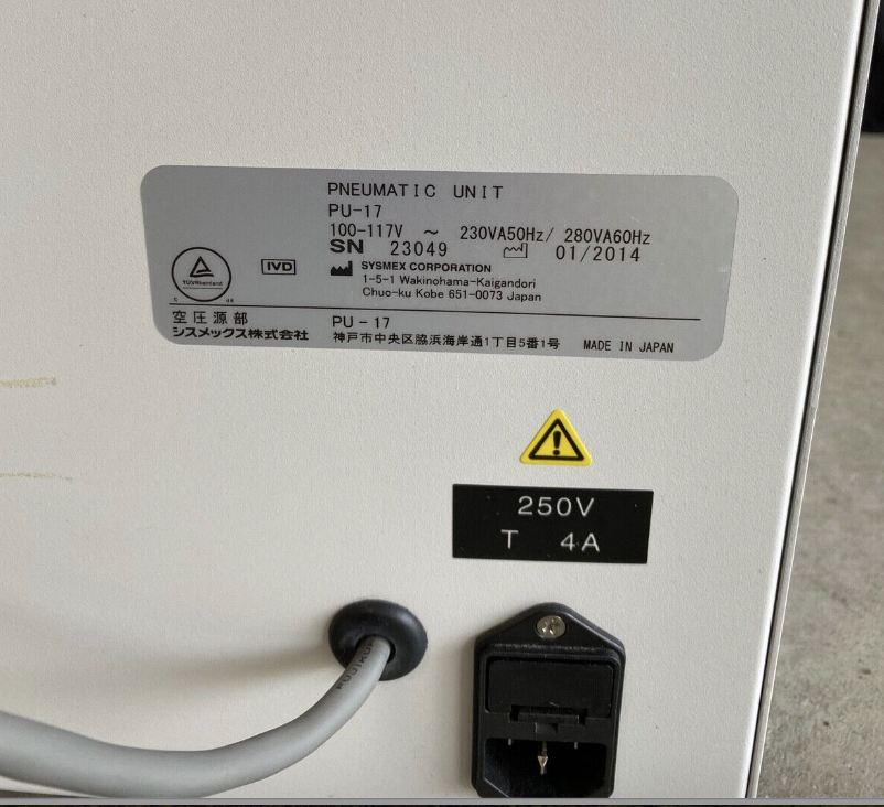 Sysmex XT-4000i Automated Hematology Analyzer XT Series 90DAYWARRANTY FREE SHIP