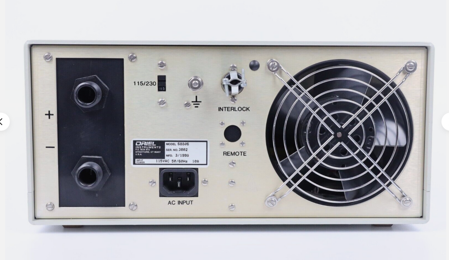 Oriel Model 68806 50-200 Watt Arc Lamp Basic Power Supply 90DAYWARRANTY FREESHIP