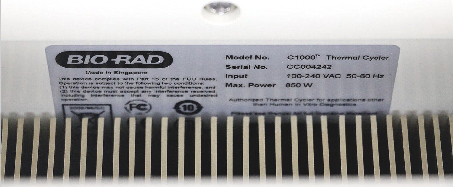 BIORAD CFX96 REAL TIME PCR C1000 BASE 90DAYWARRANTY FREE SHIP