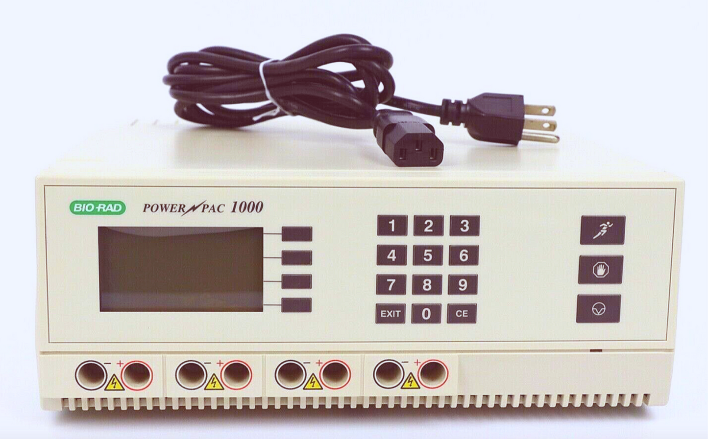BIORAD POWERPACK 1000 PC100 ELECTROPHORESIS 1mA to 500 mA POWER SUPPLY FREE SHIP