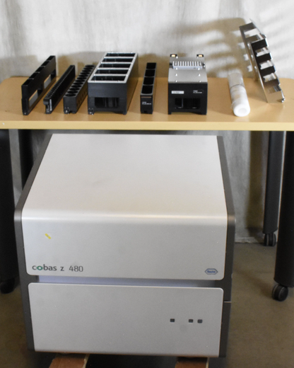ROCHE COBAS® Z 480 INSTRUMENT ANALYZER & MANY EXTRAS AS IS WATCH VIDEO FREE SHIP