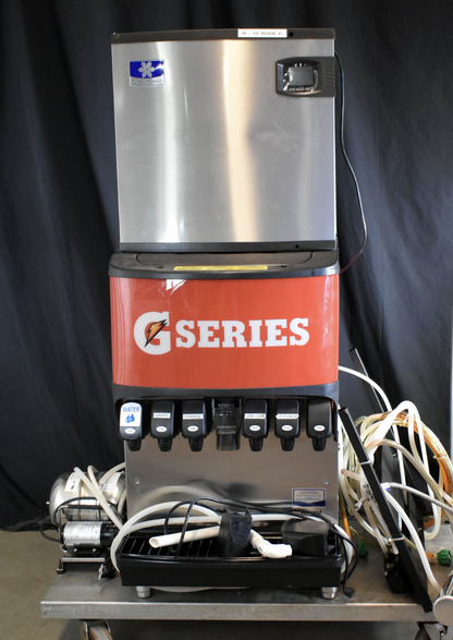 MANITOWOC® SV150 DISPENSER + INDIGO NXT HALFCUBE ICE MACHINE & EXTRAS WATCHVIDEO