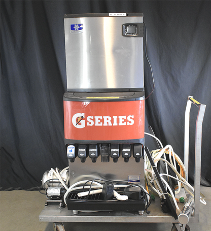 MANITOWOC® SV150 DISPENSER + INDIGO NXT HALFCUBE ICE MACHINE & EXTRAS WATCHVIDEO